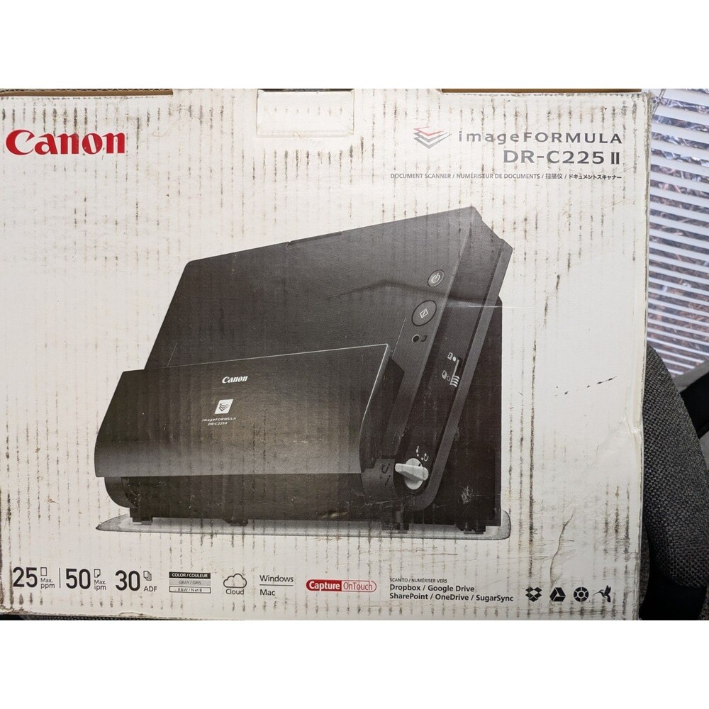 Canon DR-C225II imageFORMULA USB Pass-Through Scanner